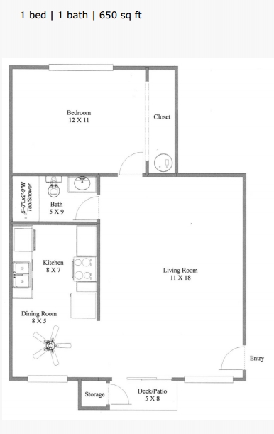 1BR/1BA - Westbrook Village