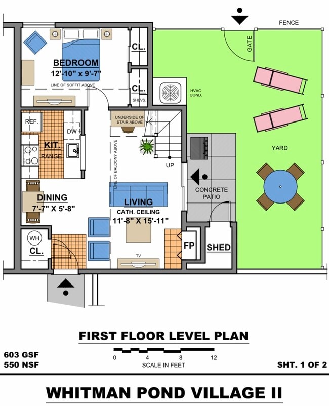 First Floor Level Plan - 231 Lake St