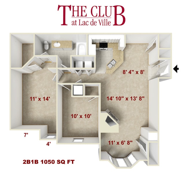 Floorplan - The Club at Lac de Ville