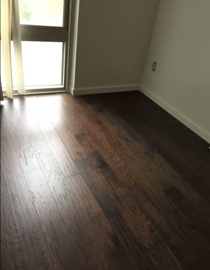 Hardwood hickory engineered flooring - 950 25th St NW