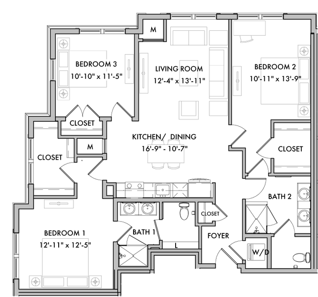 Floorplan - Melford Mansions
