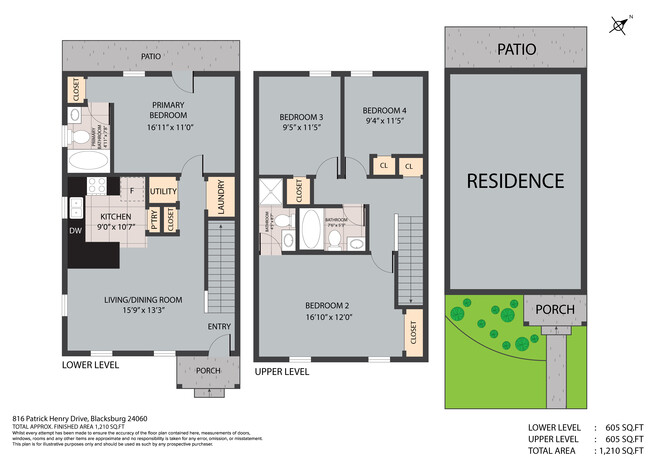 Floor plan (reversed) - 886 Patrick Henry Dr