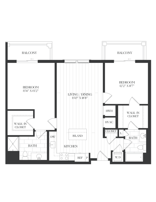 Floorplan - The Barrett at Chevy Chase Lake