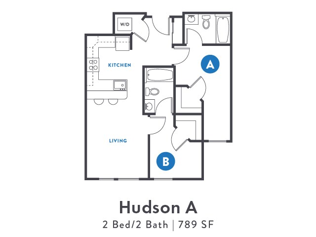 Hudson A 2x2 789 SF - Block 75