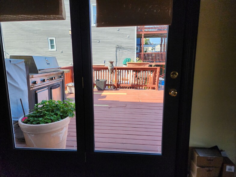 patio from kitchen - 3457 N Kedzie Ave