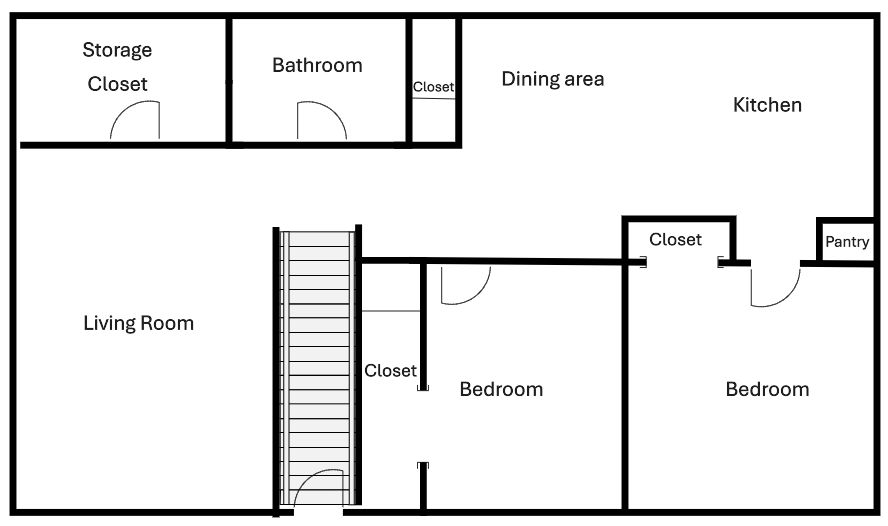 Floor Plan - 2612 Louisiana Ave