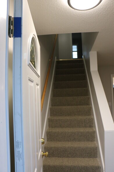 Stairs to second floor - 1243 Worcester St