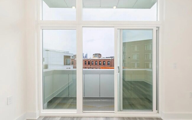 Private balcony with sliding door - 1148 N 2nd St