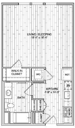 S1 floor plan Lex CTR City - Lex CTR City