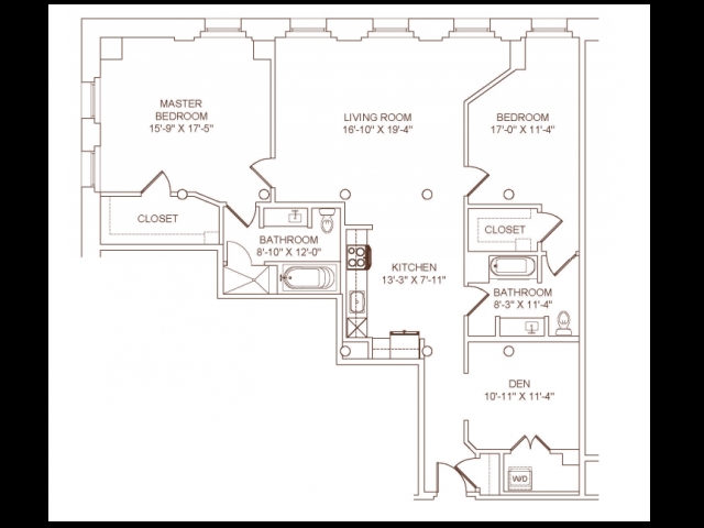 2BR/2BA - Baker Square Condominiums