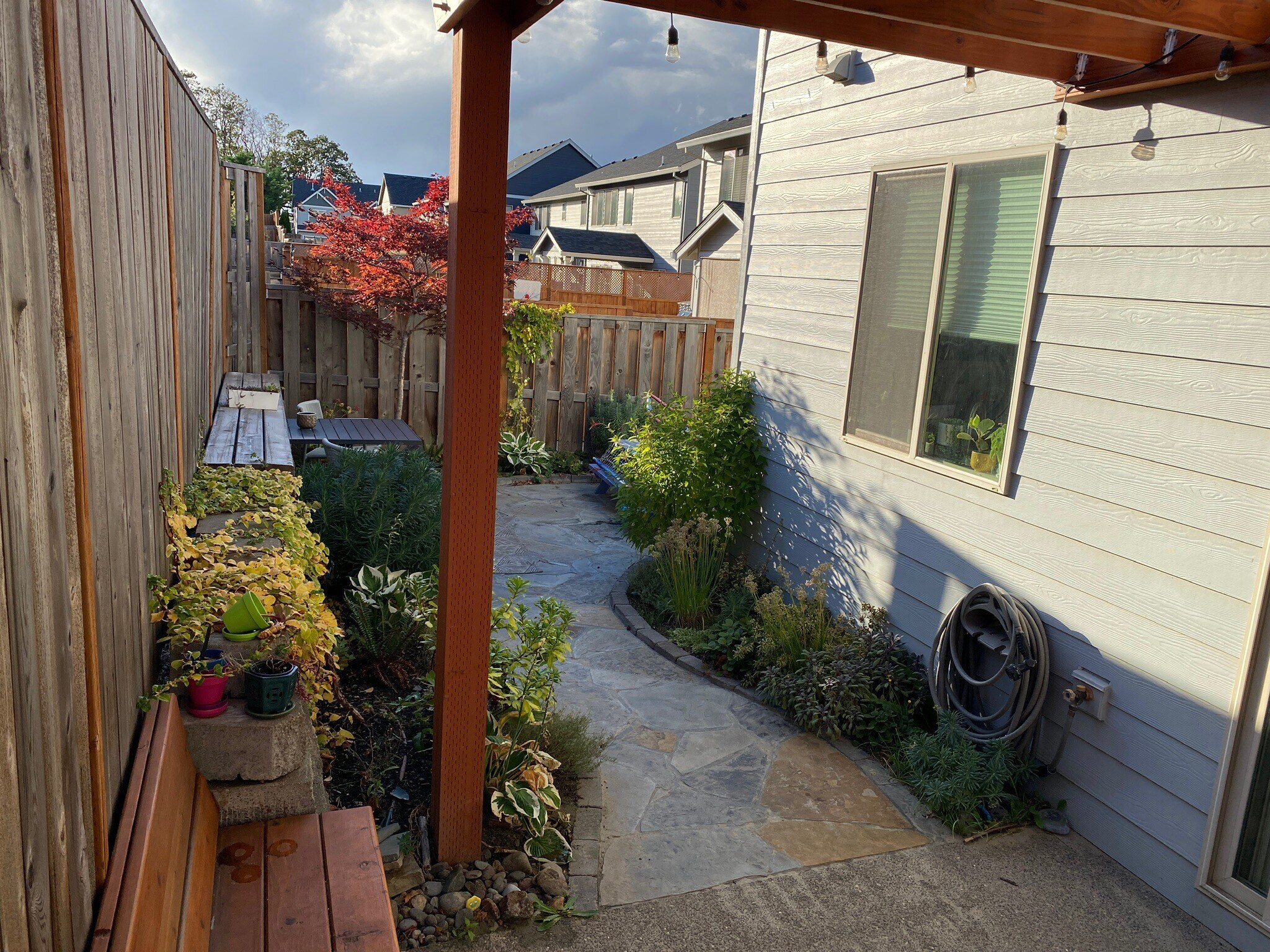 Backyard patio - 608 E Taylor Dr