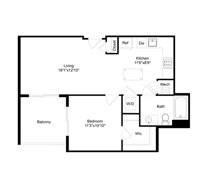 Floorplan - The Swift at Petworth Metro