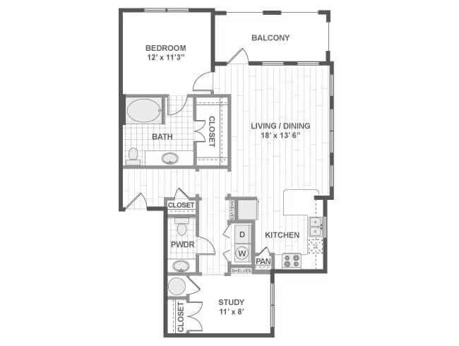 Floorplan - ALMA on Maple