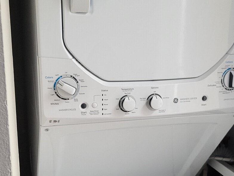 Stacked Washer and Dryer - 4921 Garrison St
