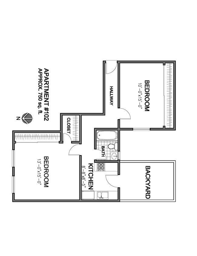 2BR/1BA - Traveler Manor