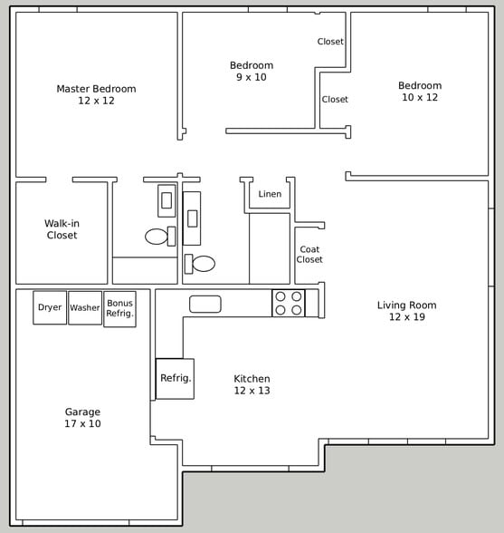 Floor Plan - 1129 Landsdowne Dr