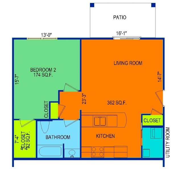 1x1 - Gateway Apartments II