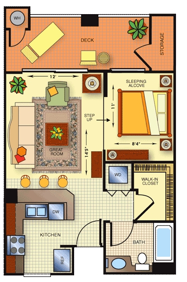 1BR/1BA - Meridian Luxury Condos