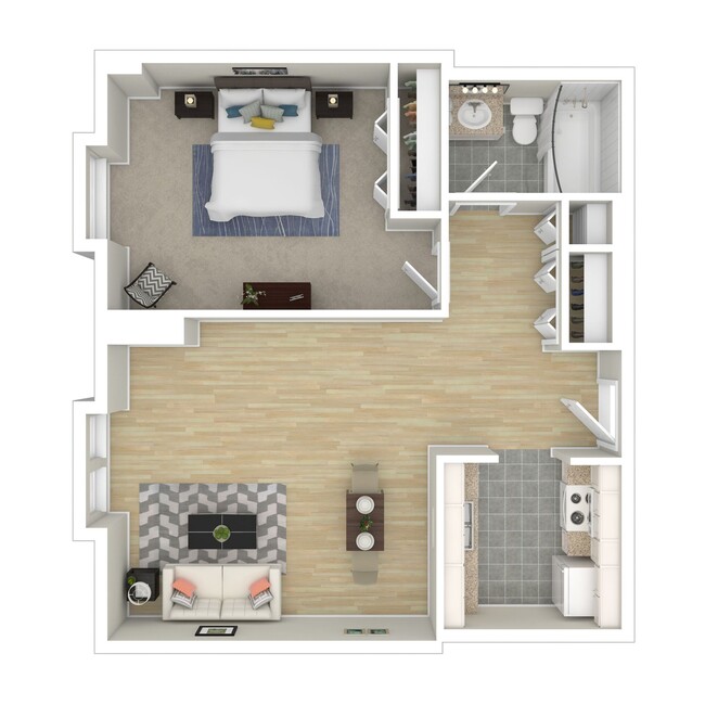 Floorplan - Langham Court Apartments