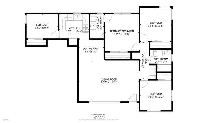 Building Photo - Comfortable 4 Bed 2 Bath House!!