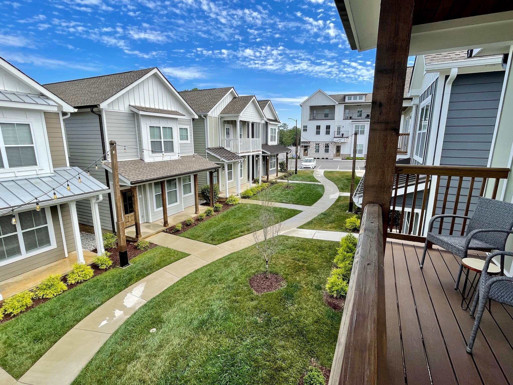 Courtyard View From The Balcony - 127 Allison Way