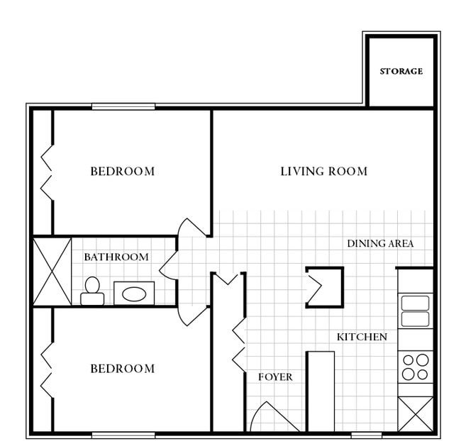 2BR/1BA - Julian Hills Apartments