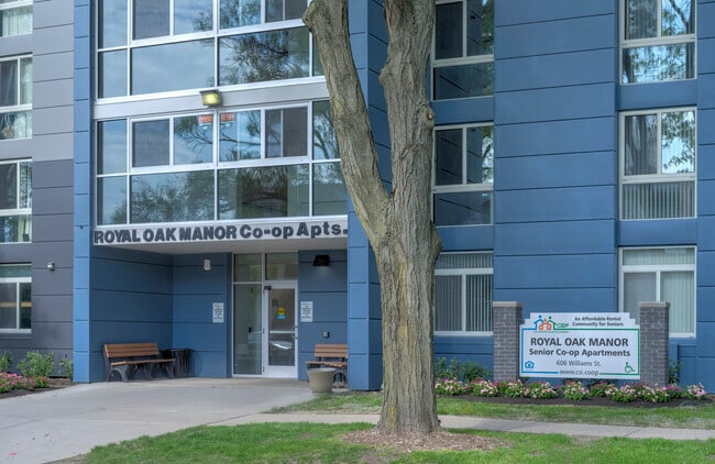 Front entrance - Royal Oak Manor Co-op