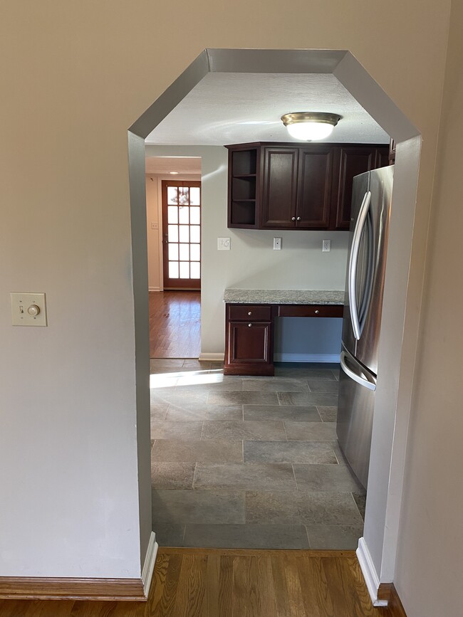 Kitchen view from Living room - 415 Wayne Duke Rd