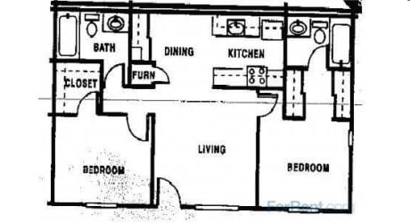 2BR/1BA - Providence Place