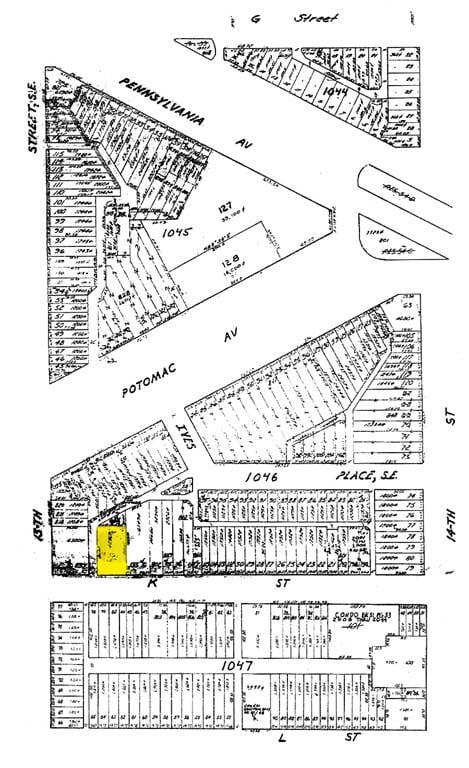 Plat Map - 1310 K St SE