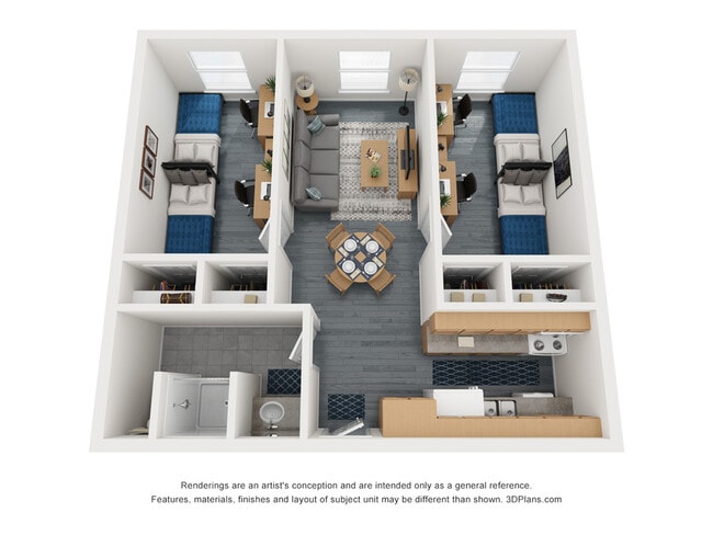 B2 Shared: 2BD | 1BA | 700 SF - Illini Tower