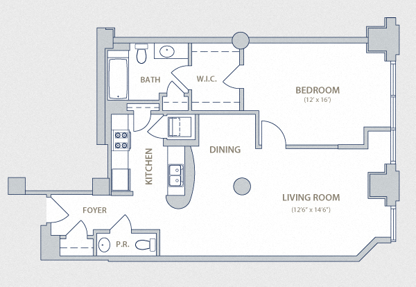 Floorplan - The Lofts At 1835 Arch