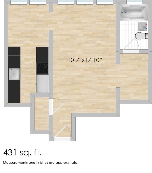 Floorplan - 165 S. Oak Park Ave.