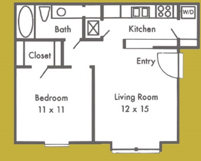 1BR/1BA - Magnolia Terrace