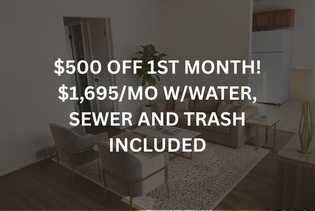 Building Photo - $500 OFF 1ST MONTH! $1,695/MO (WATER, SEWER & TRASH INCLUDED)  Look & Lease Special: Apply within...