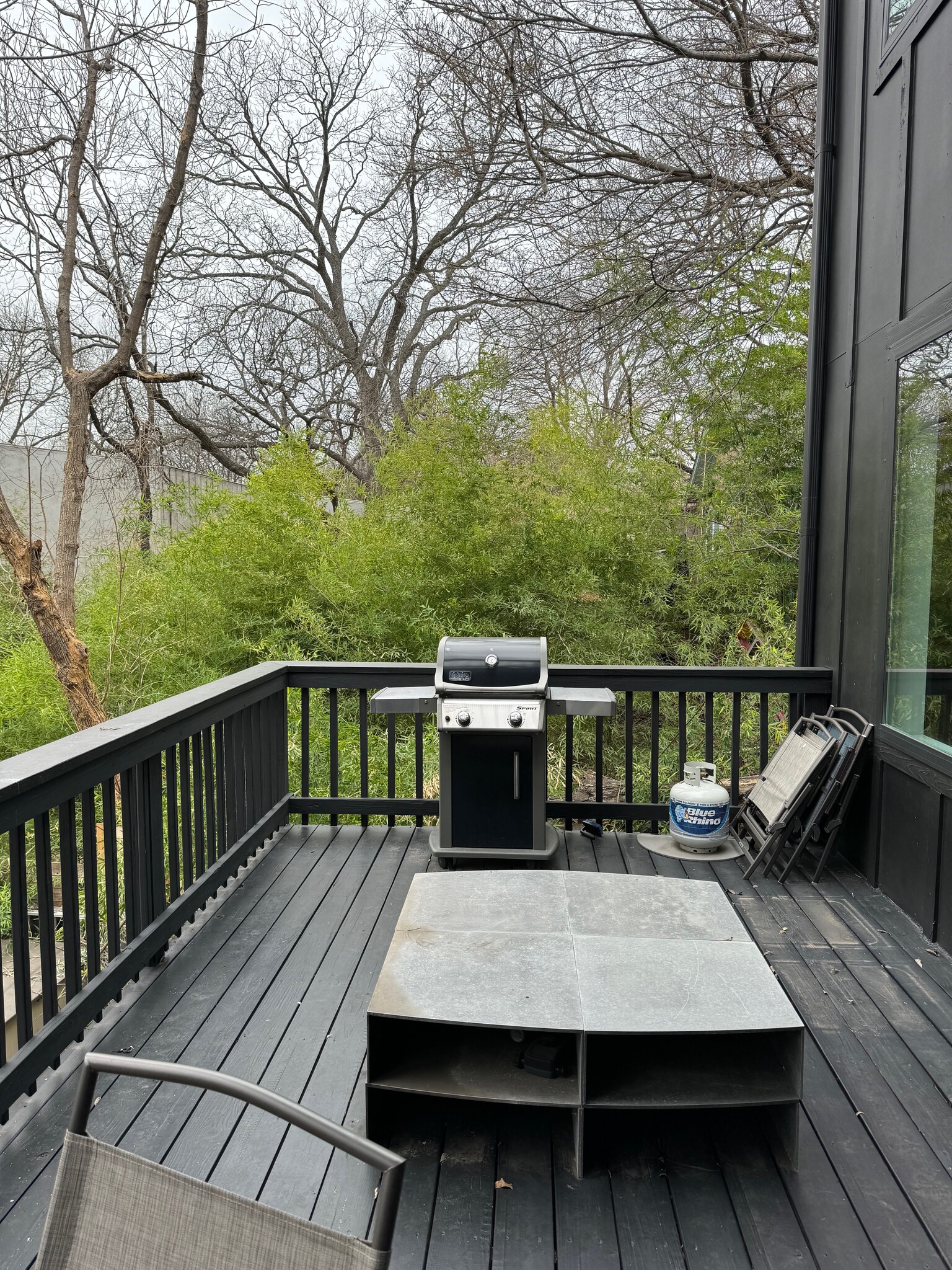 Deck with grill and seating - 2109 Riverview St