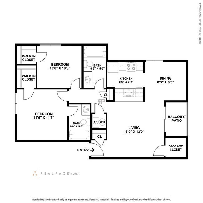 Floorplan - Willow Glen Apartments