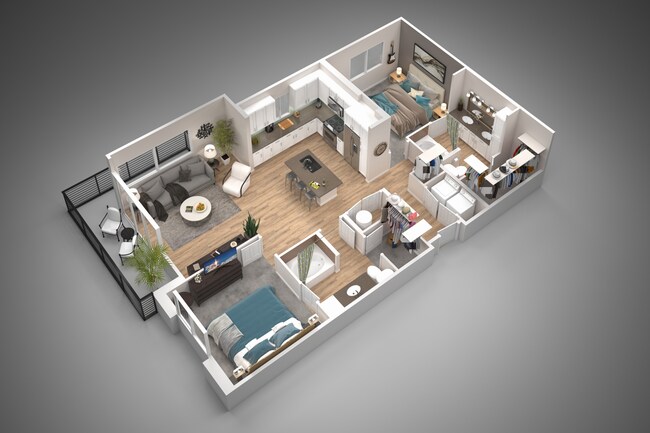 Floorplan - The Halsten at Chauncey Lane