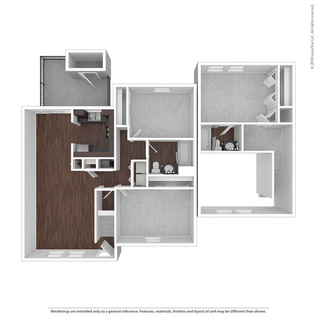 Floorplan - Woodbridge Apartments