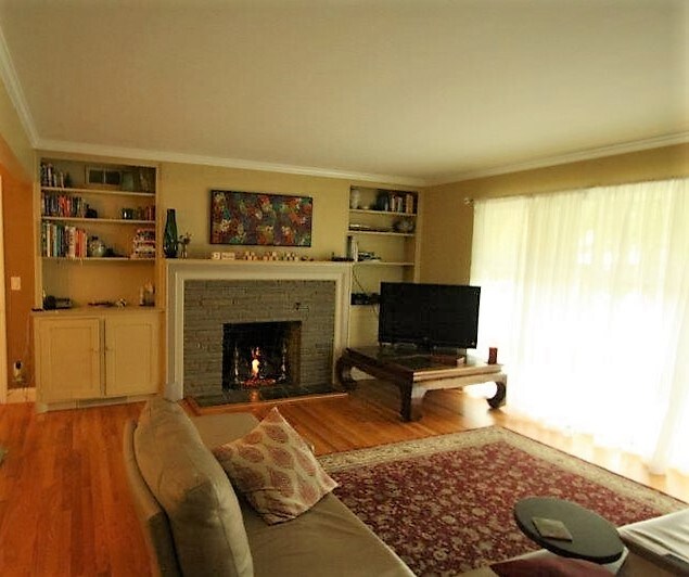 living room with fireplace - 61 Cornell Blvd