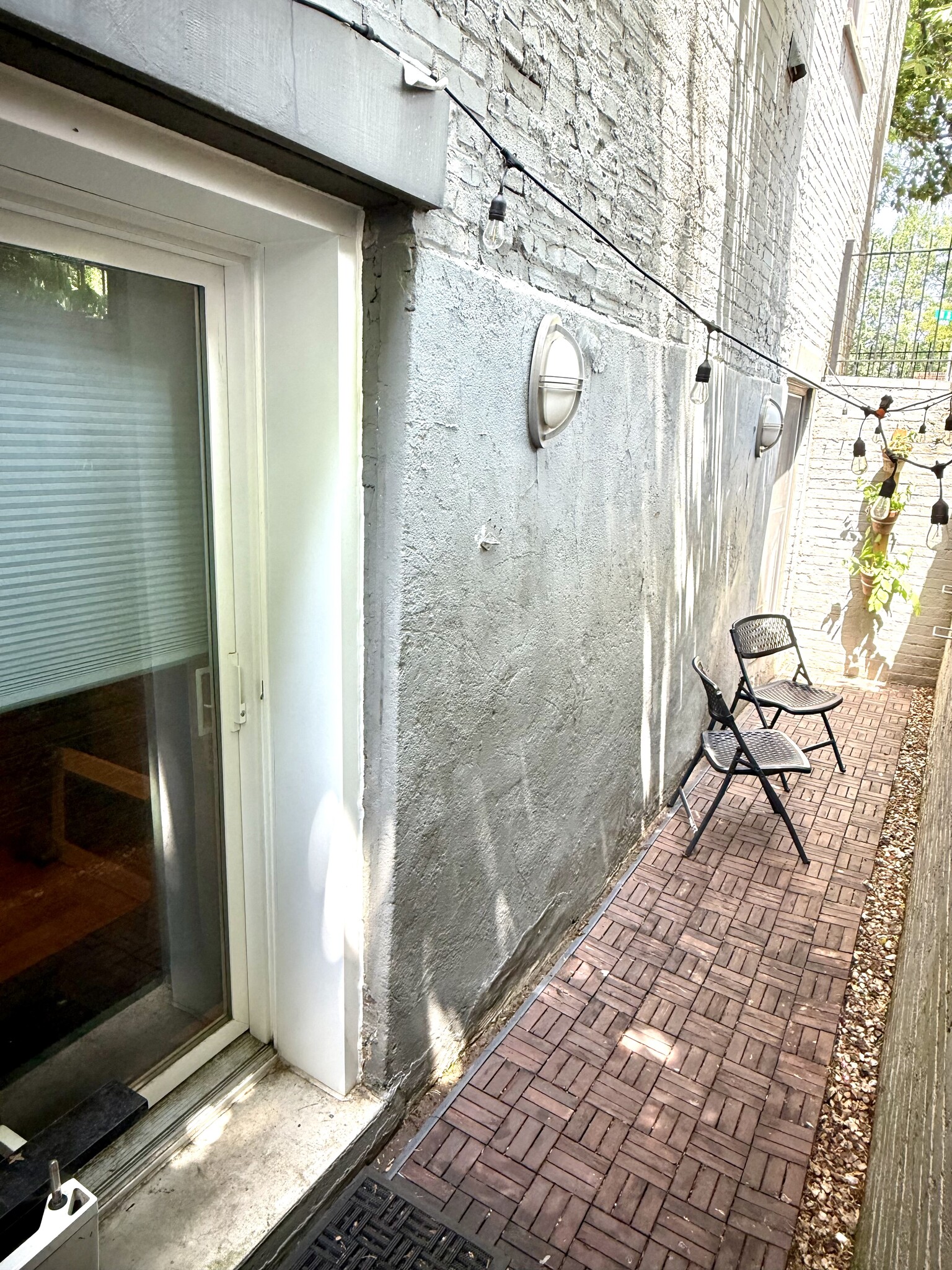 Recessed patio - 1240 4th St NW