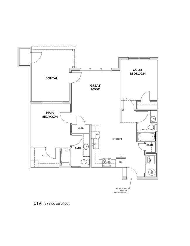 Floorplan - Acequia Lofts