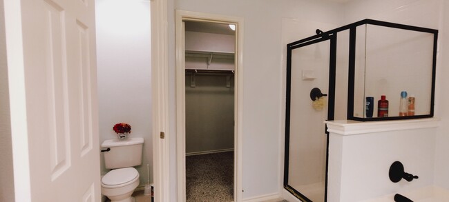 Walking closet and separated toilet room - 5802 Edinburg Dr