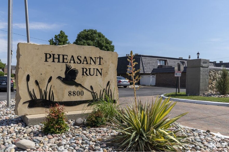 Front monument sign - Pheasant Run Apartments