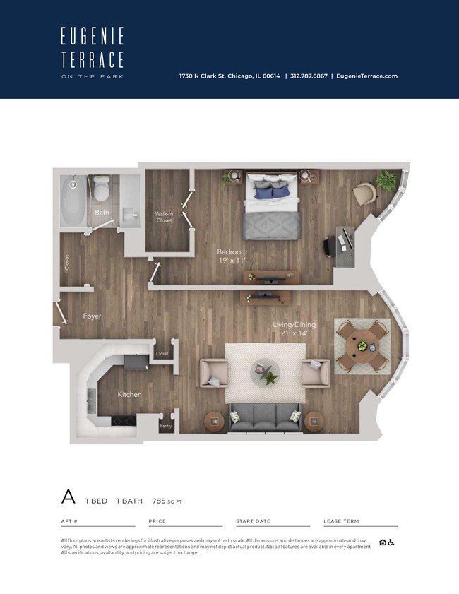 Floorplan - Eugenie Terrace on the Park