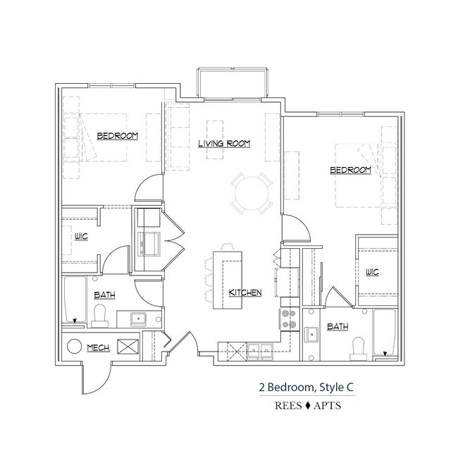 Floorplan - Rees Apartments