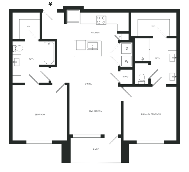 Floorplan - The Samford Glenn Apartments