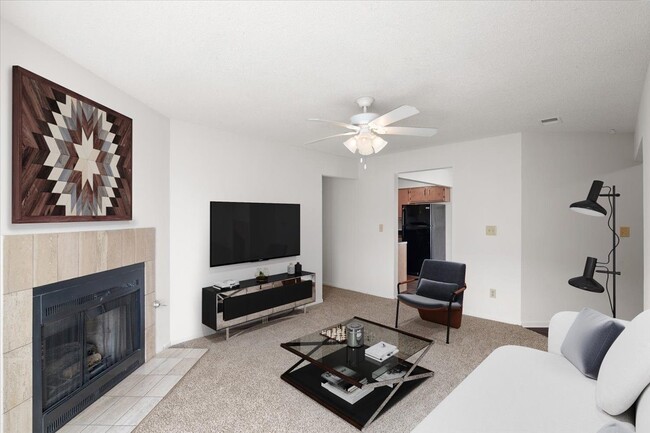 Living Room at Deerfield Apartments - Deerfield Apartment Homes