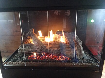 Gas Fireplace - 612 Hull St