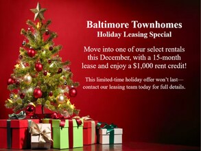 Building Photo - Baltimore Townhomes - this townhome only receive $1000 rent credit - ask me how